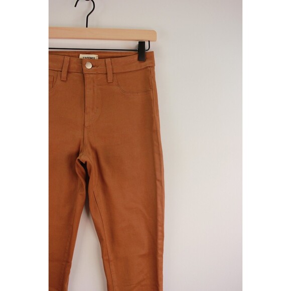 L Agence Women Jeans Brown Denim Skinny Casual Stretch Zip Fly 5 Pockets Size 26 - Picture 7 of 15
